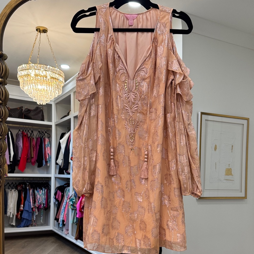 Lilly Pulitzer Blush Long Sleeve Dress